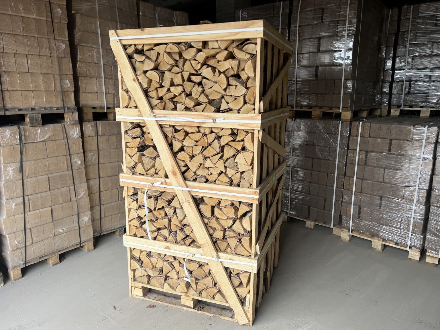 Beržinės malkos džiovintos džiovykloje, 1.8 m3, 800kg